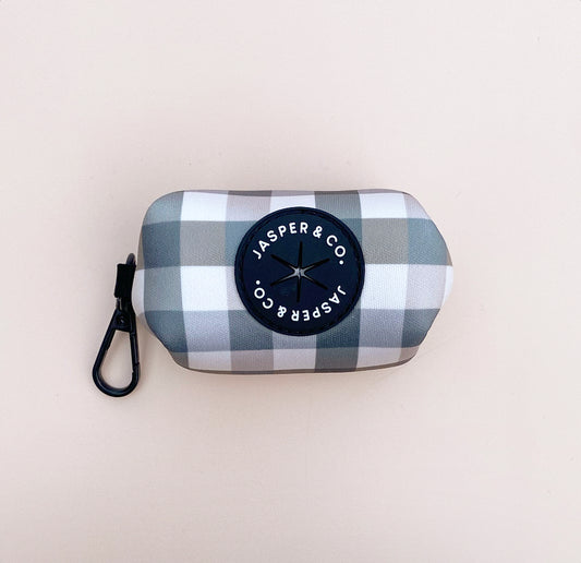 Puppy Plaid Poop Bag Holder