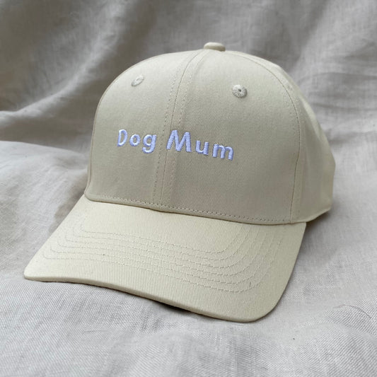 Dog Mum Hat - Cream