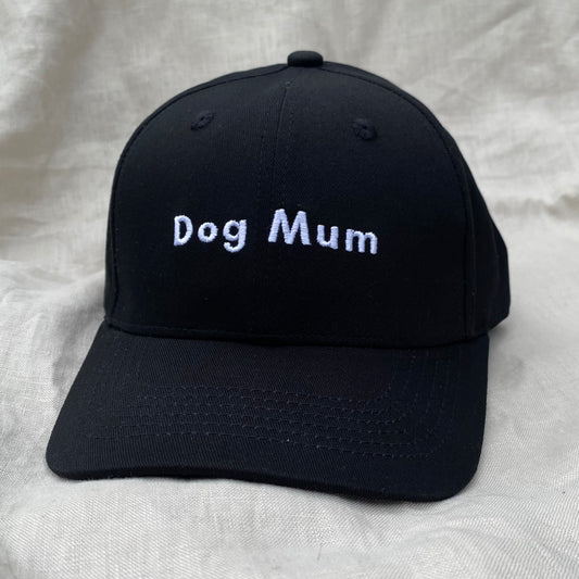 Dog Mum Hat - Black