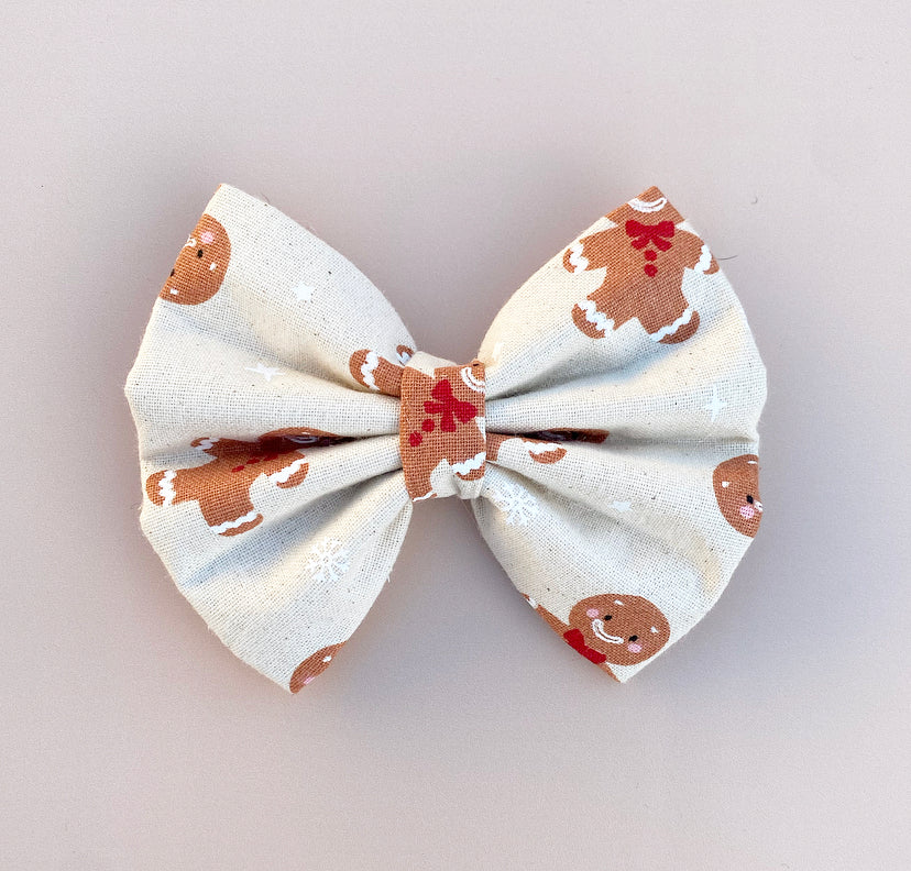 Ginger Cookie Bow Tie