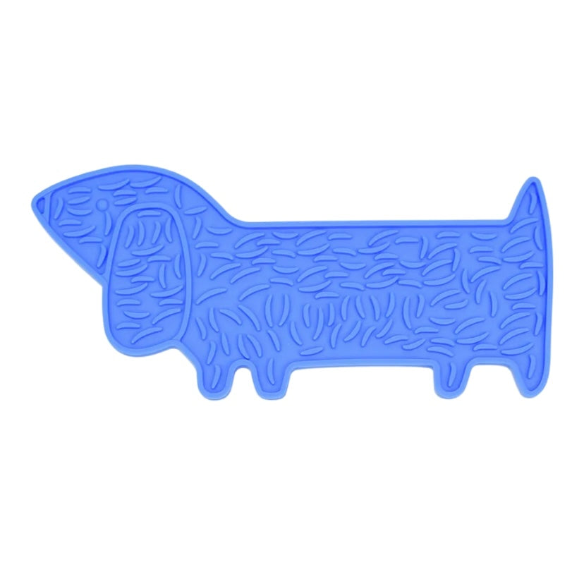 Puppy Lick Mat - Bright Blue