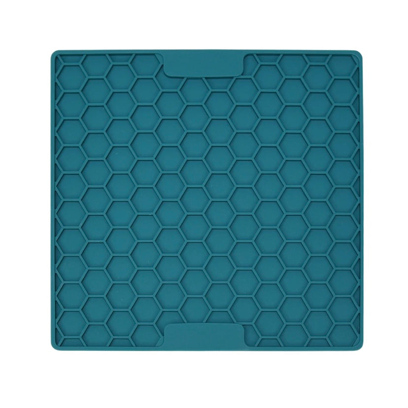 Honeycomb Lick Mat - Teal