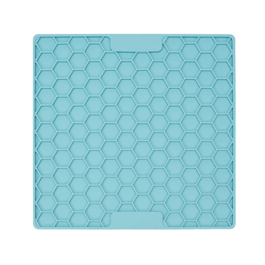 Honeycomb Lick Mat - Blue